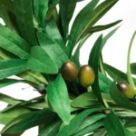 1.85m Olive Green Leaf Artificial Plant Vine Garland Hanging Wedding Arch Decoration Wreath Garden Home Floral Decor