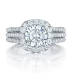 Huitan Trendy Women Rings with Brilliant Cubic Zirconia Luxury Engagement Rings Fashion Wedding Party Jewelry Drop Shipping