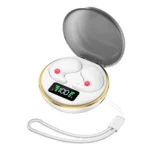 Led Display Headphones Led Power Display Hifi Stereo Sound Invisible Mini By-8 Consumer Electronics Stereo Music Headphones